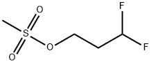 3,3-二氟丙基甲磺酸酯 结构式