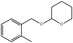 2H-Pyran, tetrahydro-2-[(2-methylphenyl)methoxy]- 结构式