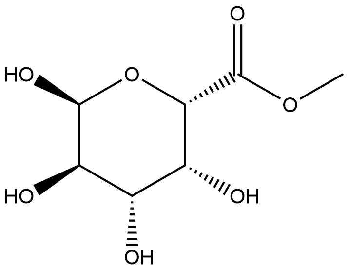 Methyl alpha-D-galactopyranuronate 结构式