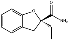 2-Benzofurancarboxamide, 2-ethyl-2,3-dihydro-, (2R)- 结构式