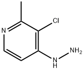 3-氯-4-肼基-2-甲基吡啶 结构式