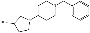 3-Pyrrolidinol, 1-[1-(phenylmethyl)-4-piperidinyl]- 结构式