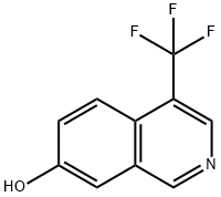 4-(三氟甲基)异喹啉-7-醇 结构式