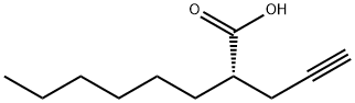 Octanoic acid, 2-(2-propyn-1-yl)-, (2S)- 结构式