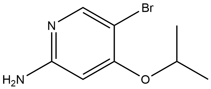 5-溴-4-异丙氧基吡啶-2-胺 结构式