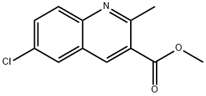 Methyl 6-chloro-2-methylquinoline-3-carboxylate 结构式