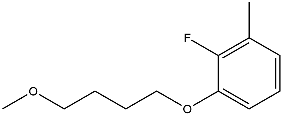 2-Fluoro-1-(4-methoxybutoxy)-3-methylbenzene 结构式