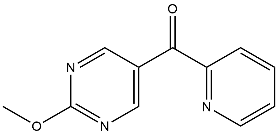 (2-Methoxy-5-pyrimidinyl)-2-pyridinylmethanone 结构式