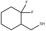 (2,2-difluorocyclohexyl)methanethiol 结构式