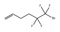 1-Hexene, 6-bromo-5,5,6,6-tetrafluoro- 结构式