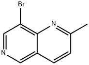 8-溴-2-甲基-1,6-萘啶 结构式