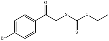 CARBONODITHIOIC ACID, S-[2-(4-BROMOPHENYL)-2-OXOETHYL] O-ETHYL ESTER 结构式