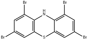 10H-Phenothiazine, 1,3,7,9-tetrabromo- 结构式