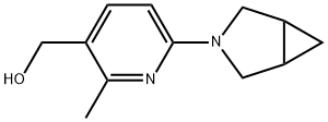 6-(3-氮杂双环[3.1.0]己烷-3-基)-2-甲基-3-吡啶基]甲醇 结构式