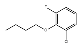 2-丁氧基-1-氯-3-氟苯 结构式