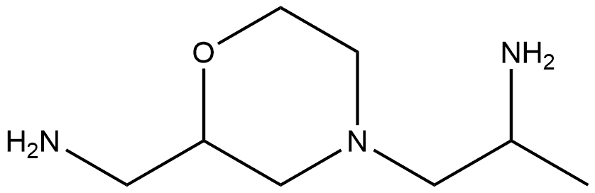 4-Morpholineethanamine,2-(aminomethyl)-α-methyl- 结构式