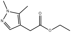 2-(1,5-二甲基-1H-吡唑-4-基)乙酸乙酯 结构式