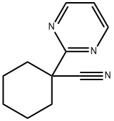 1-(嘧啶-2-基)环己烷-1-甲腈 结构式