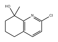 2-氯-8-甲基-5,6,7,8-四氢喹啉-8-醇 结构式