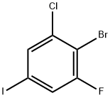 2-溴-1-氯-3-氟-5-碘苯 结构式