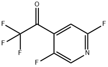1-(2,5-Difluoropyridin-4-yl)-2,2,2-trifluoroethanone 结构式