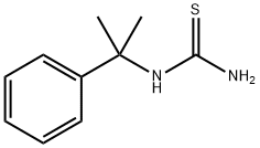 1-(2-苯基丙烷-2-基)硫脲 结构式