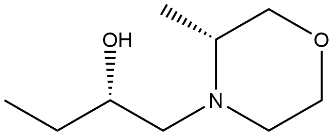 4-Morpholineethanol,α-ethyl-3-methyl-,(αS,3R)- 结构式