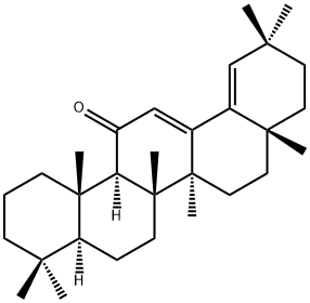Oleana-12,18-dien-11-one (8CI) 结构式