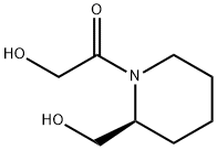 2-hydroxy-1-[(2S)-2-(hydroxymethyl)piperidin-1-yl]ethan-1-one 结构式