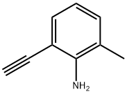 2-乙炔基-6-甲基苯胺 结构式