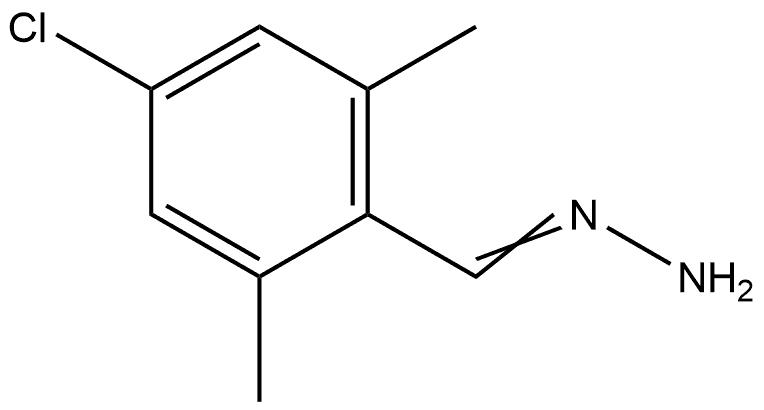 4-Chloro-2,6-dimethylbenzaldehyde hydrazone 结构式