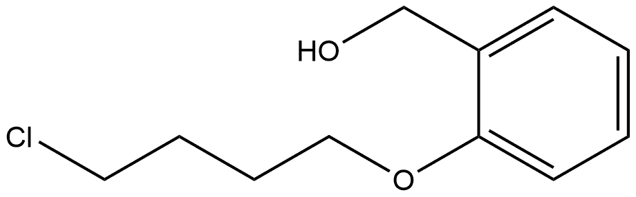 (2-(4-chlorobutoxy)phenyl)methanol 结构式