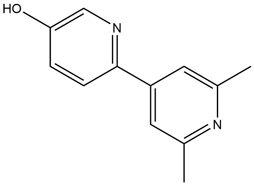 2',6'-Dimethyl[2,4'-bipyridin]-5-ol 结构式