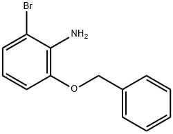 2-(苄氧基)-6-溴苯胺 结构式