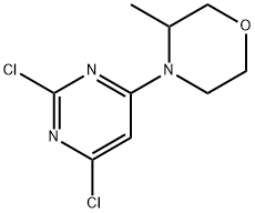 Morpholine, 4-(2,6-dichloro-4-pyrimidinyl)-3-methyl- 结构式