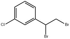 Benzene, 1-chloro-3-(1,2-dibromoethyl)- 结构式