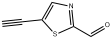 5-乙炔基-2-噻唑甲醛 结构式