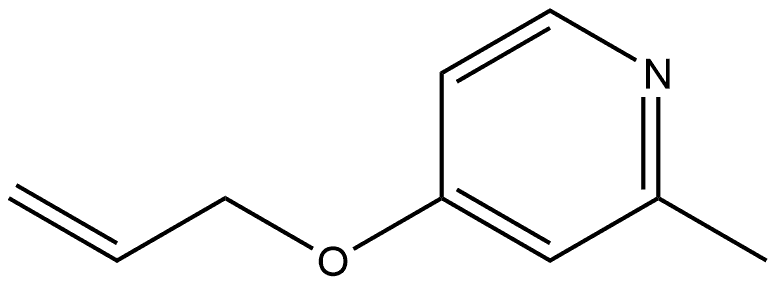 2-Methyl-4-(2-propen-1-yloxy)pyridine 结构式