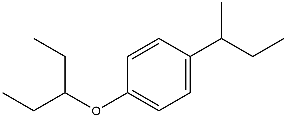 1-(1-Ethylpropoxy)-4-(1-methylpropyl)benzene 结构式