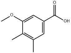 3-甲氧基-4,5-二甲基苯甲酸 结构式