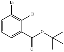 叔丁基-丁基3-溴-2-氯代苯甲酸 结构式