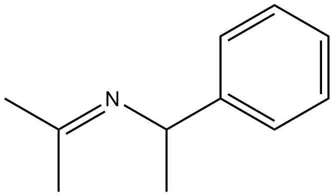 Benzenemethanamine, α-methyl-N-(1-methylethylidene)- 结构式