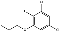 1,5-dichloro-2-fluoro-3-propoxybenzene 结构式