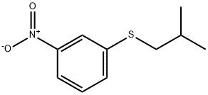 1-[(2-methylpropyl)sulfanyl]-3-nitrobenzene 结构式