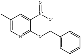 2-(benzyloxy)-5-methyl-3-nitropyridine 结构式