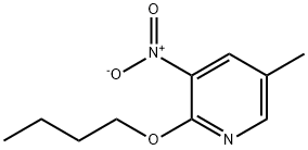 2-butoxy-5-methyl-3-nitropyridine 结构式