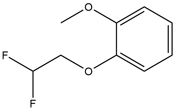 1-(2,2-Difluoroethoxy)-2-methoxybenzene 结构式