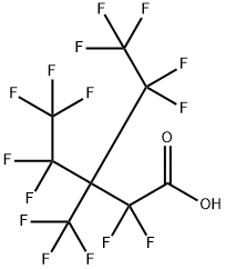 甲醇中全氟-3-乙基-3-甲基戊酸 结构式