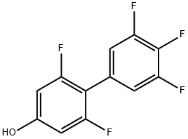 3,5,3',4',5'-五氟联苯酚 结构式