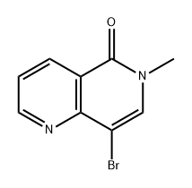 1,6-Naphthyridin-5(6H)-one, 8-bromo-6-methyl- 结构式